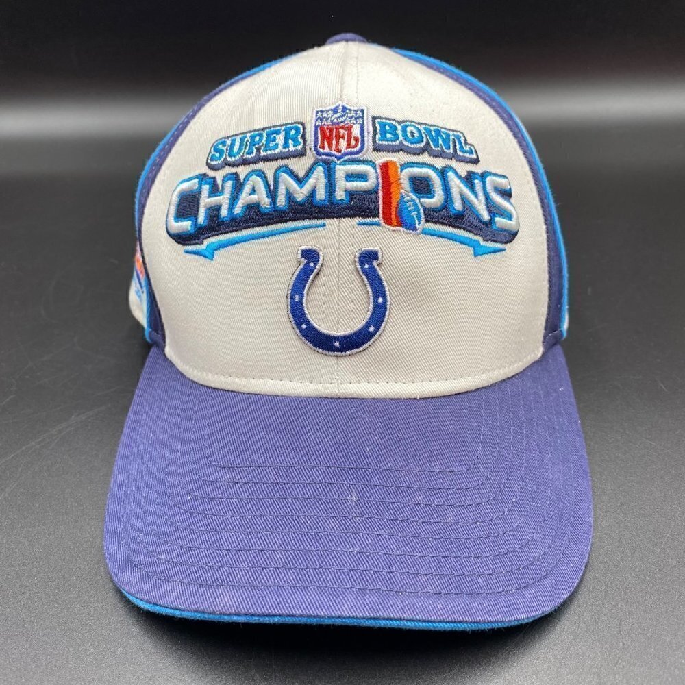 Reebok NFL Super Bowl Champions 2007 Indianapolis Colts Adjustable Hat